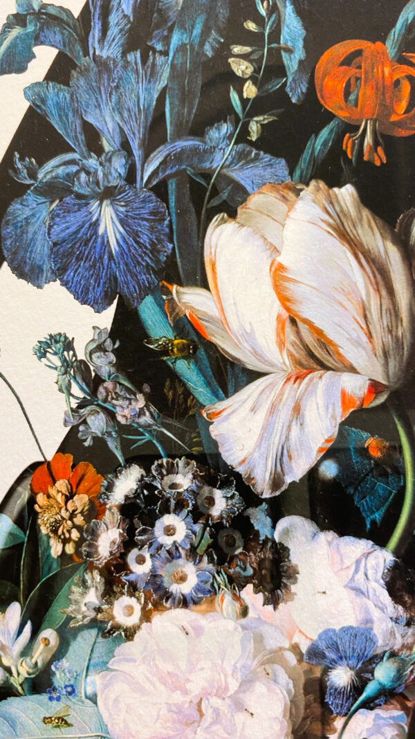 Magnus Gjøen Flower Grenade II detaljer av blomster.
