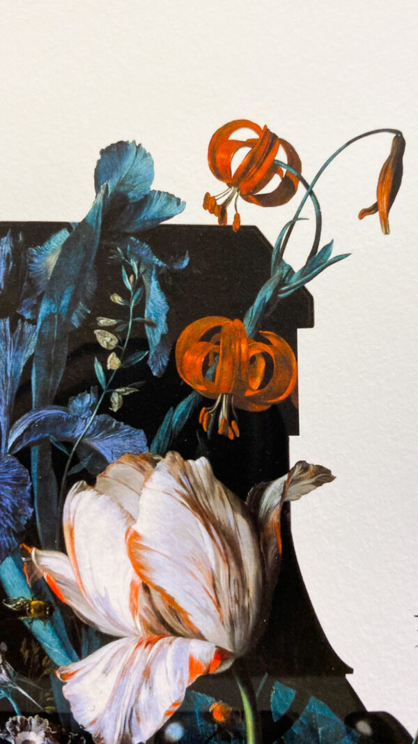 Magnus Gjøen Flower Grenade II detaljer av blomster.