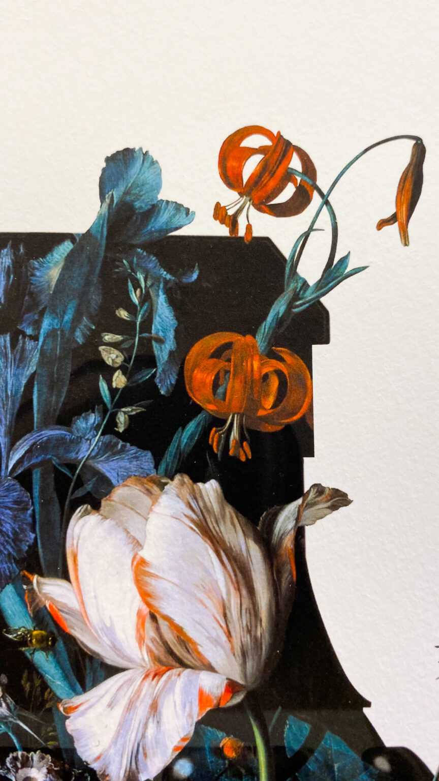 Magnus Gjøen Flower Grenade II detaljer av blomster.