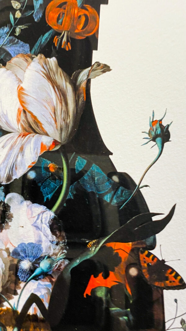 Magnus Gjøen Flower Grenade II detaljer av blomster.
