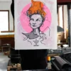 Dish - Vivienne Westwood - The Pink edition. Silketrykk i rosa og oransje farger.