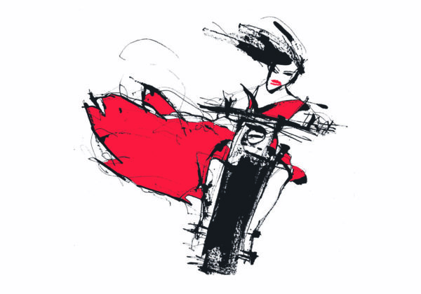 Biker in Red