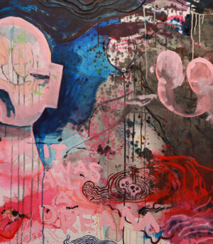 "It was All a Dream" er et originalt maleri på lerret av kunstner Ståle Gerhardsen.