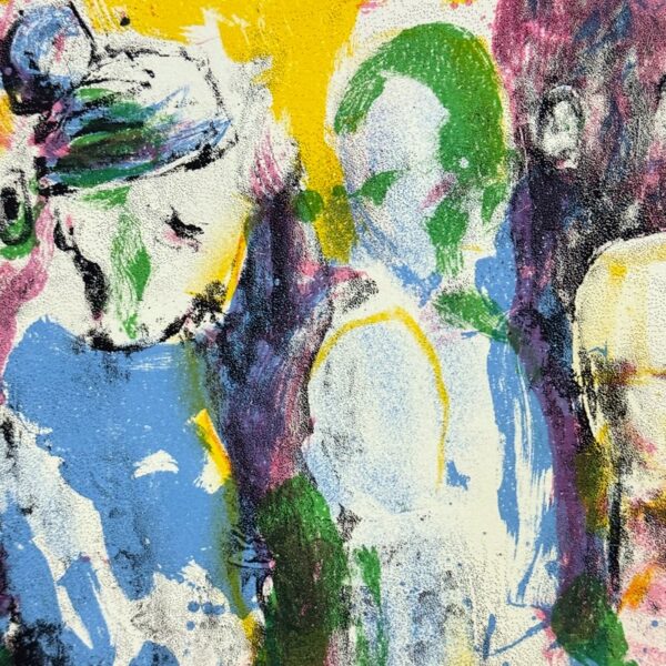 Kunsttrykk av Ståle Gerhardsen - Fallet - Detaljbilde. Silketrykk i opplag. Grafikk