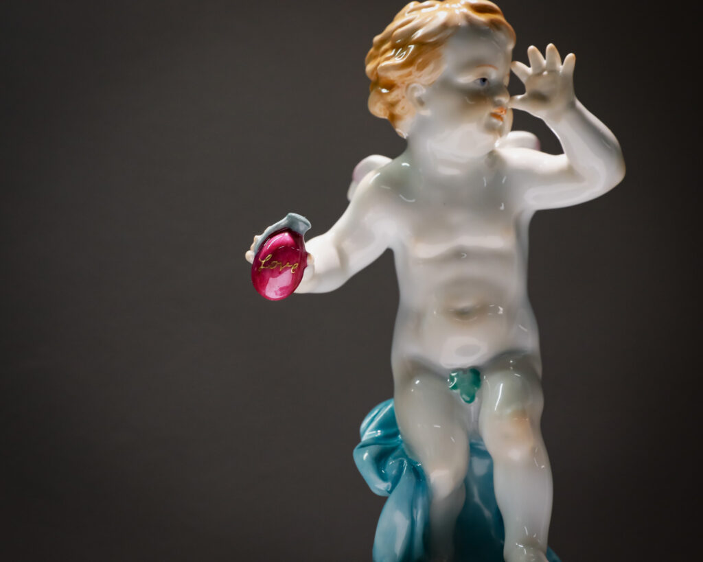 Meissen x Magnus Gjøen - Cupid (Love Always Wins) Porselensfigur