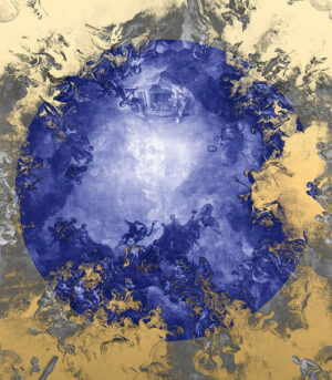 I Saw the Sky Come Down to Touch You (Gold Leaf)