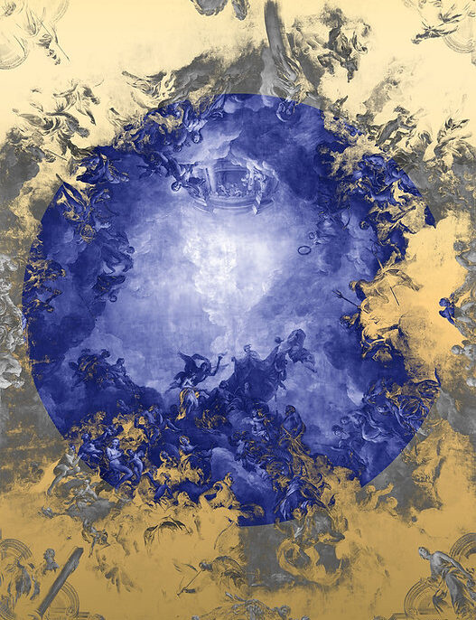 I Saw the Sky Come Down to Touch You (Gold Leaf)
