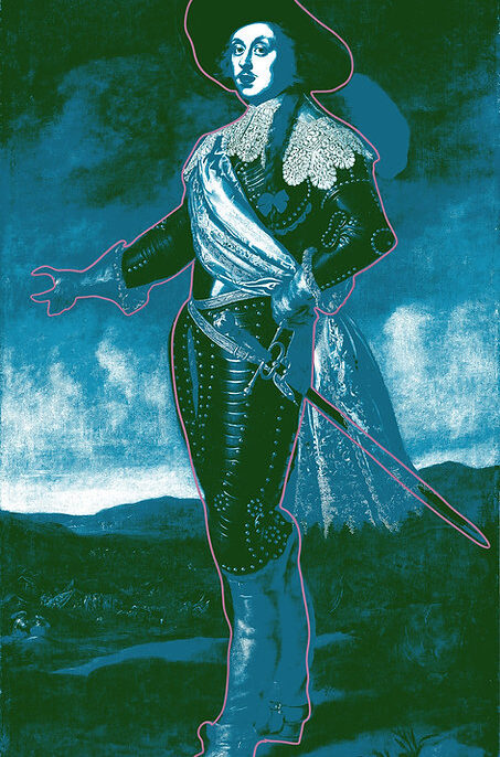 "The Opulent Stranger" er et håndkolorert pigmenttrykk i begrenset opplag av kunstner Magnus Gjøen.