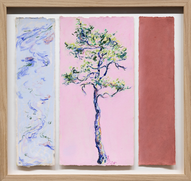 Bodil Drange- What I saw by the brook - 43x40 i ramme
