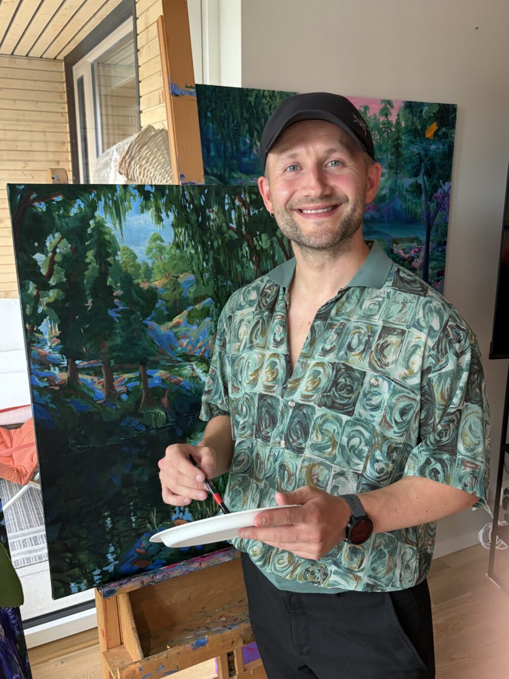 Sebastian Slotte, kunstner Bodil Drange. Kunstner på Galleri GEO