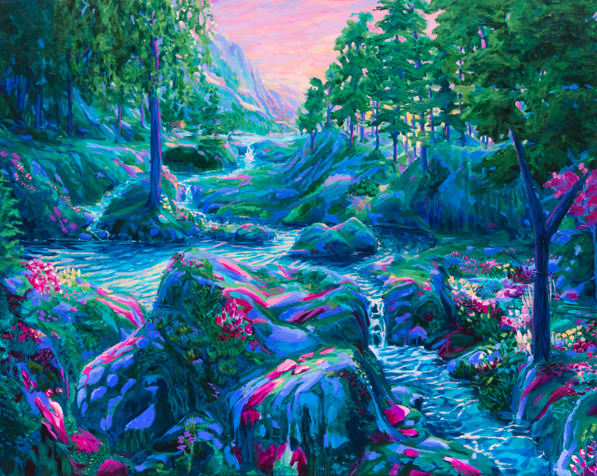 Sebastian Slotte- Glød 100x50 cm