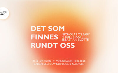 Utstilling: Det som Finnes Rundt Oss